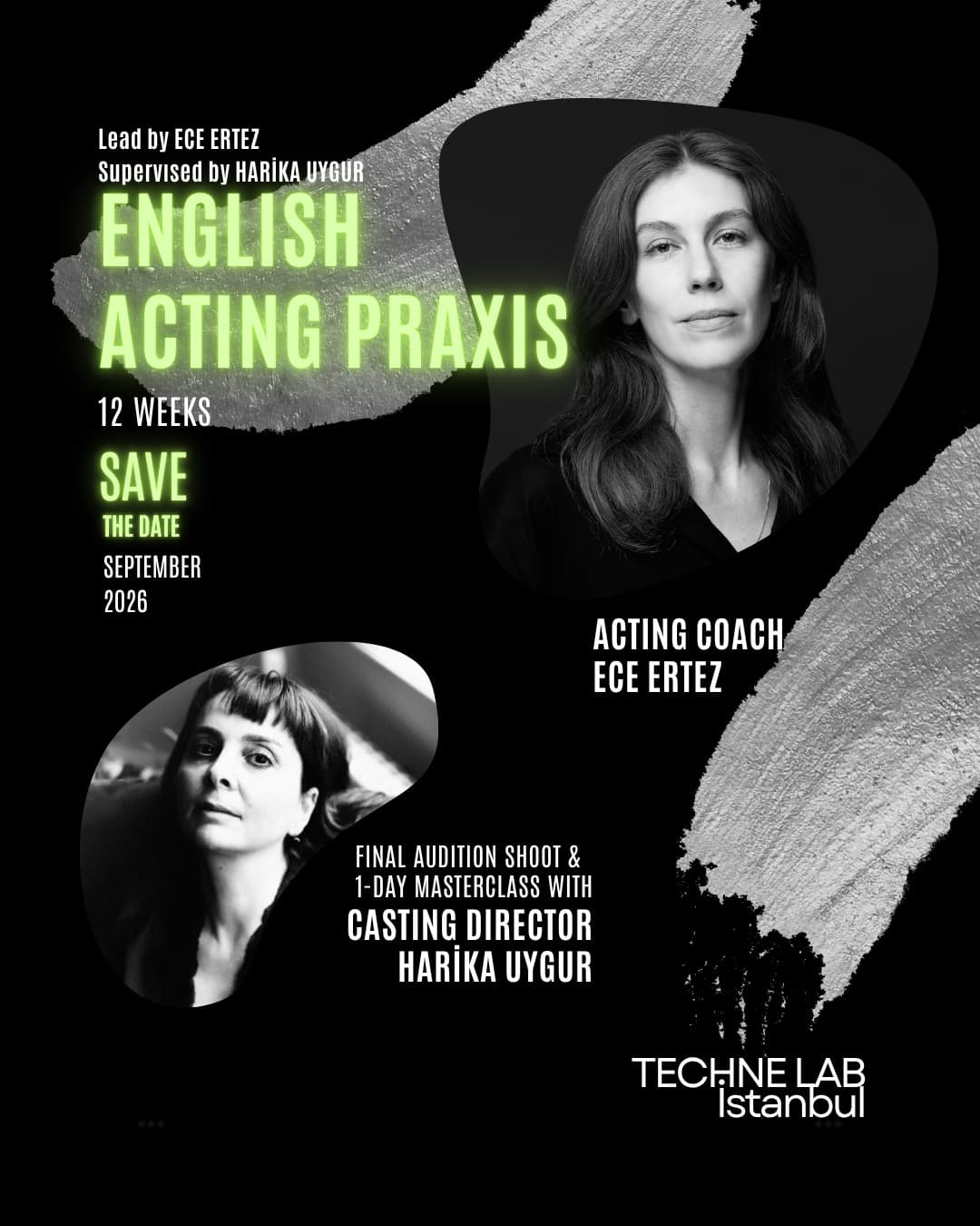 ENGLISH ACTING PRAXIS — Ece Ertez · Harika Uygur Masterclass
